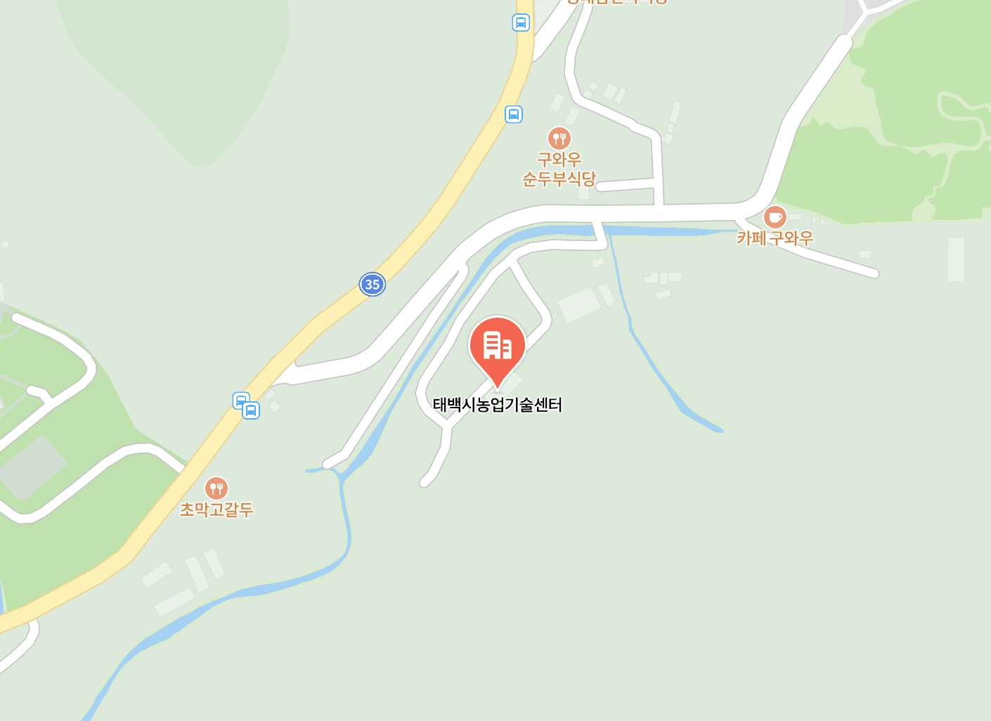 사업단 위치 지도